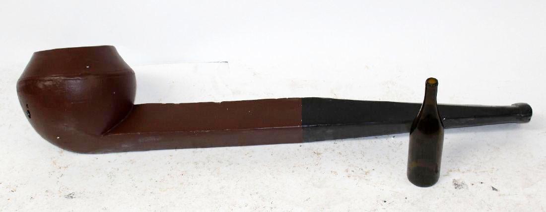 French pipe trade sign from a tobacco shop (1 of 6)