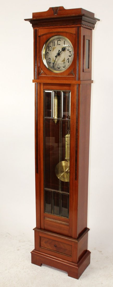 Gustave Becker tall case clock (1 of 3)
