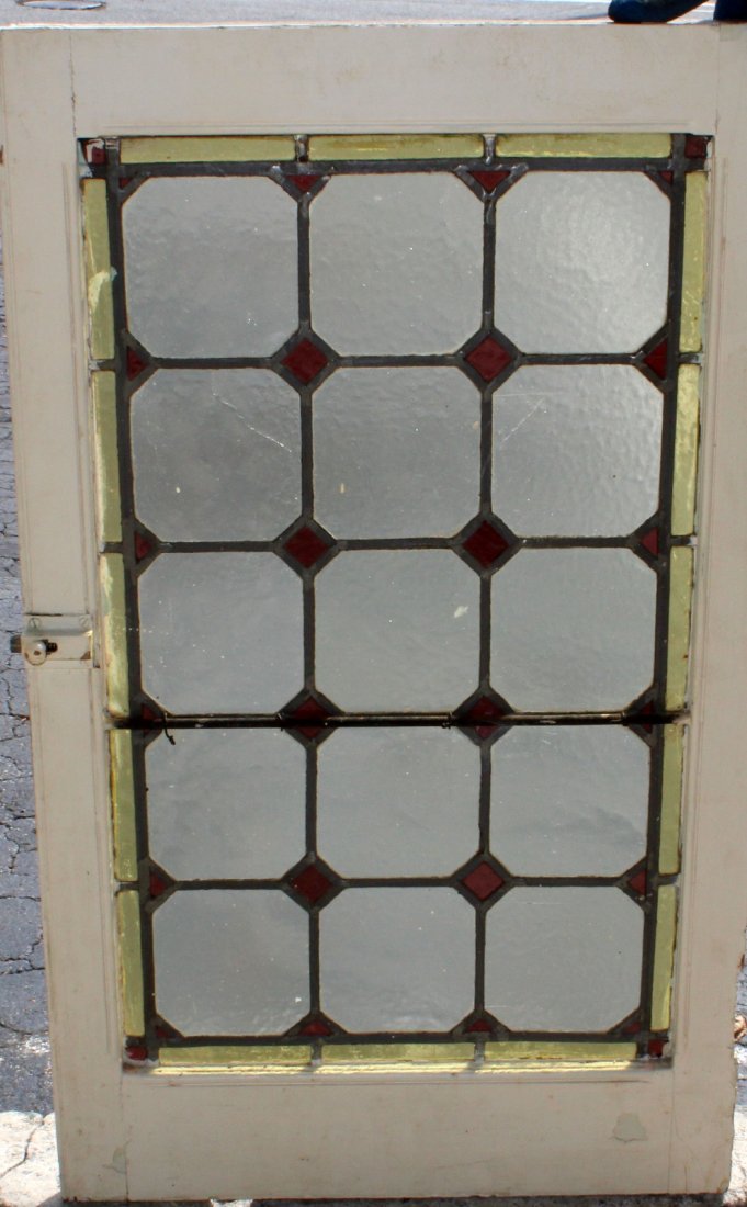 Stained & leaded glass cottage window (1 of 4)