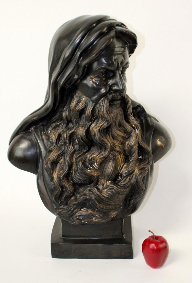 Classical bronze bust depicting Neptune (1 of 5)
