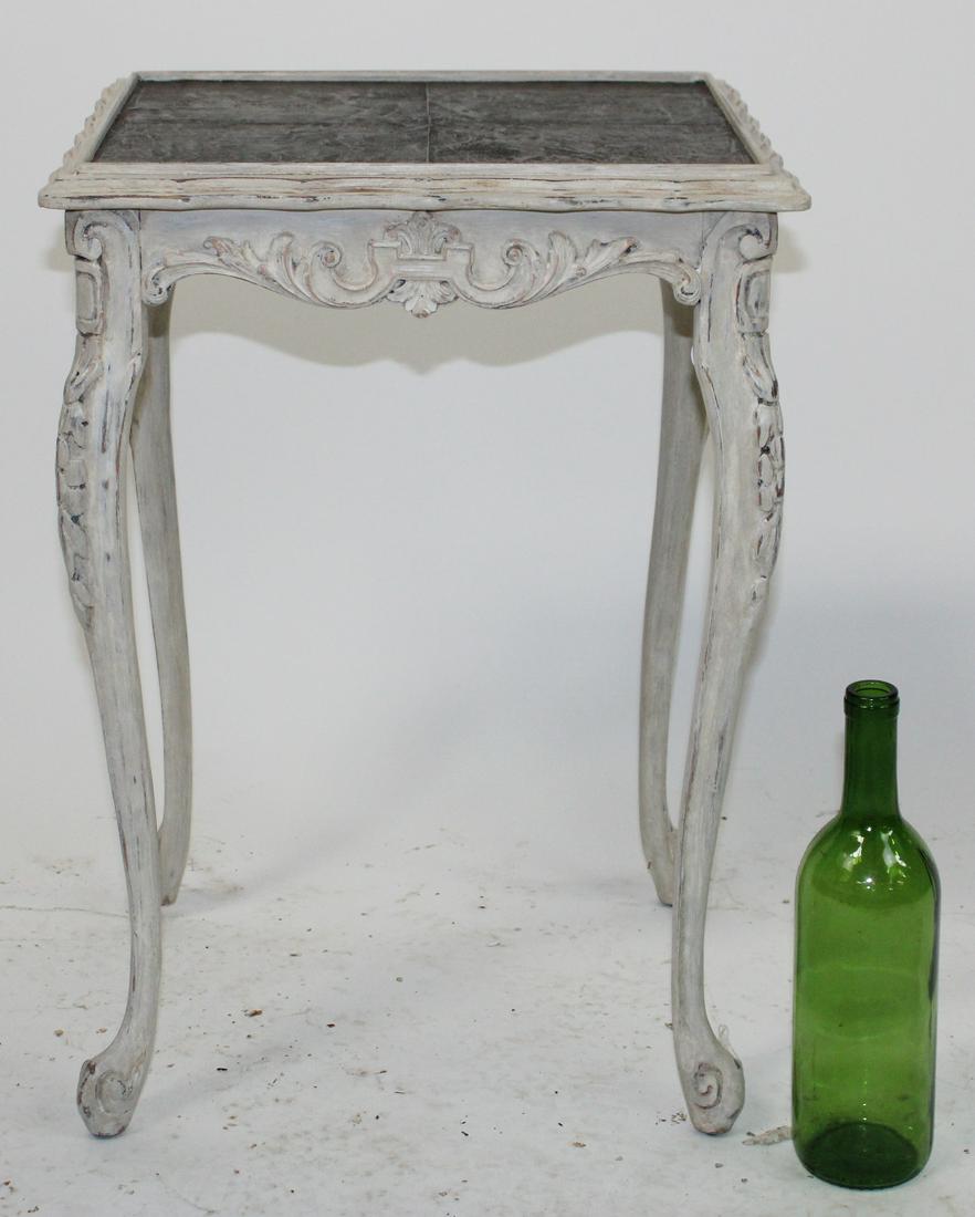 Louis XV style painted side table (1 of 6)