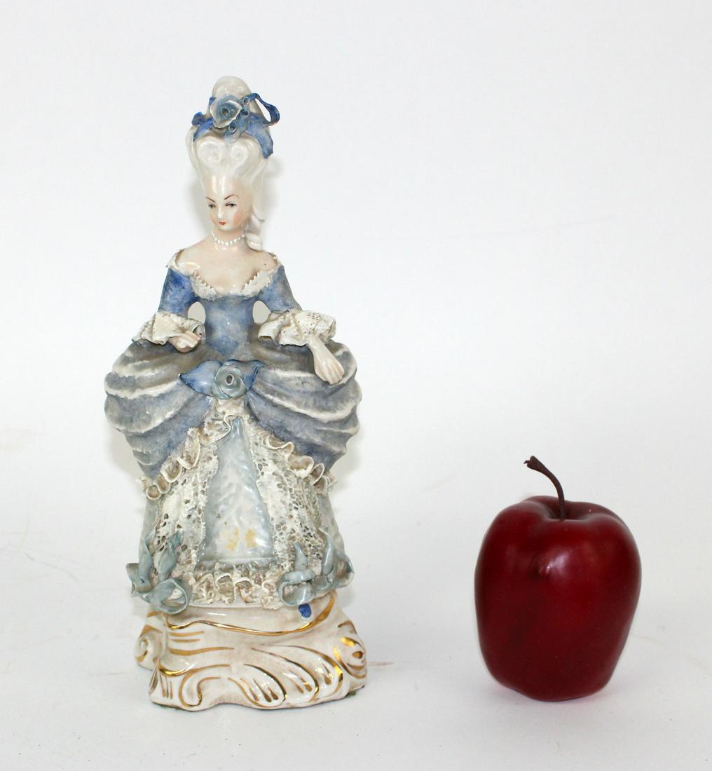 German Dresden "Godey Girl" porcelain figurine (1 of 6)