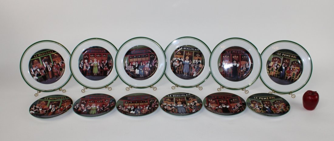 Lot of 12 Williams Sonoma Guy Buffet plates (1 of 8)