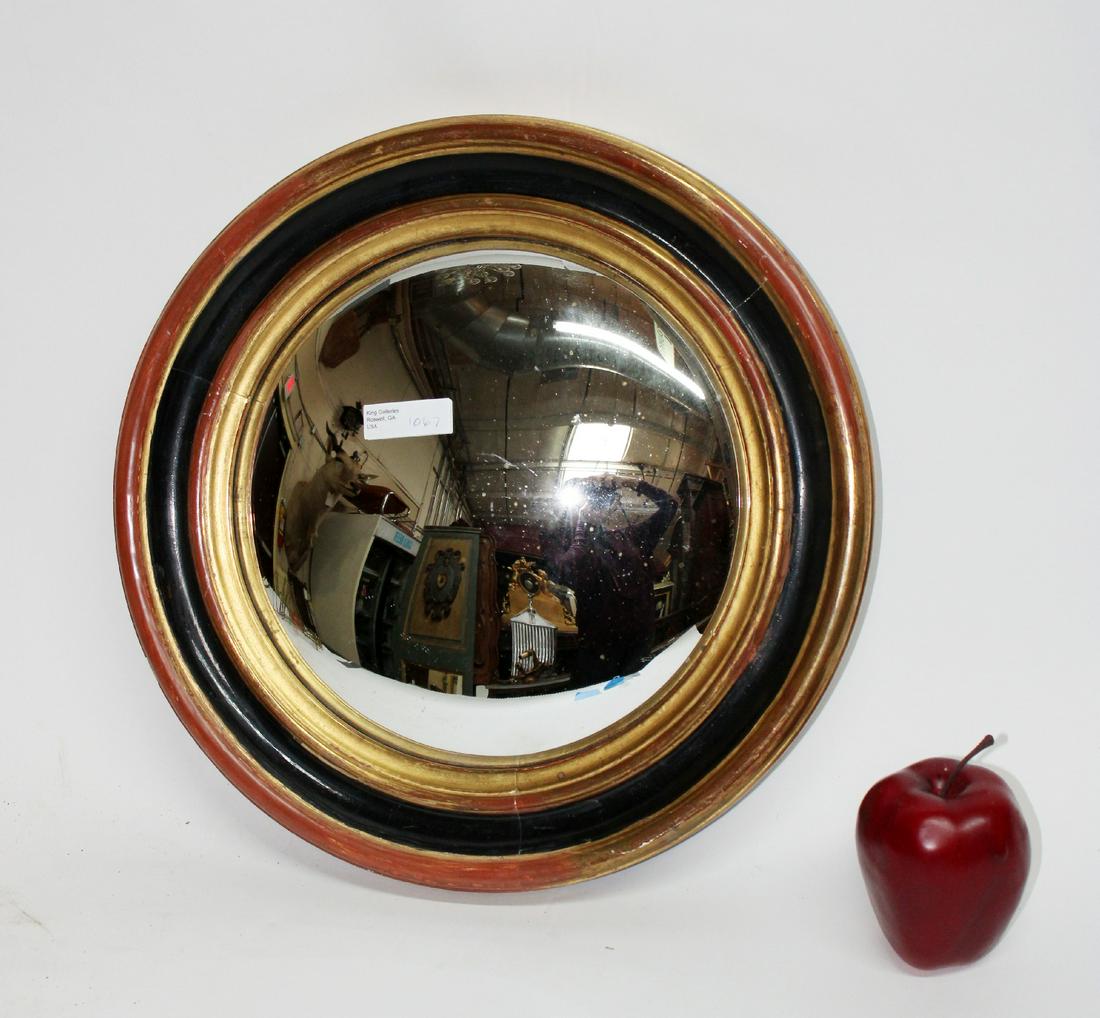 French Napoleon III butlers (convex) mirror (1 of 7)