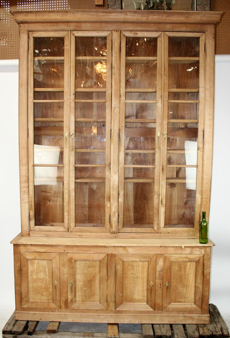 French Louis Philippe cherry bookcase (1 of 13)