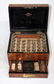 English homeopathic pharmacy box in burled walnut - 10