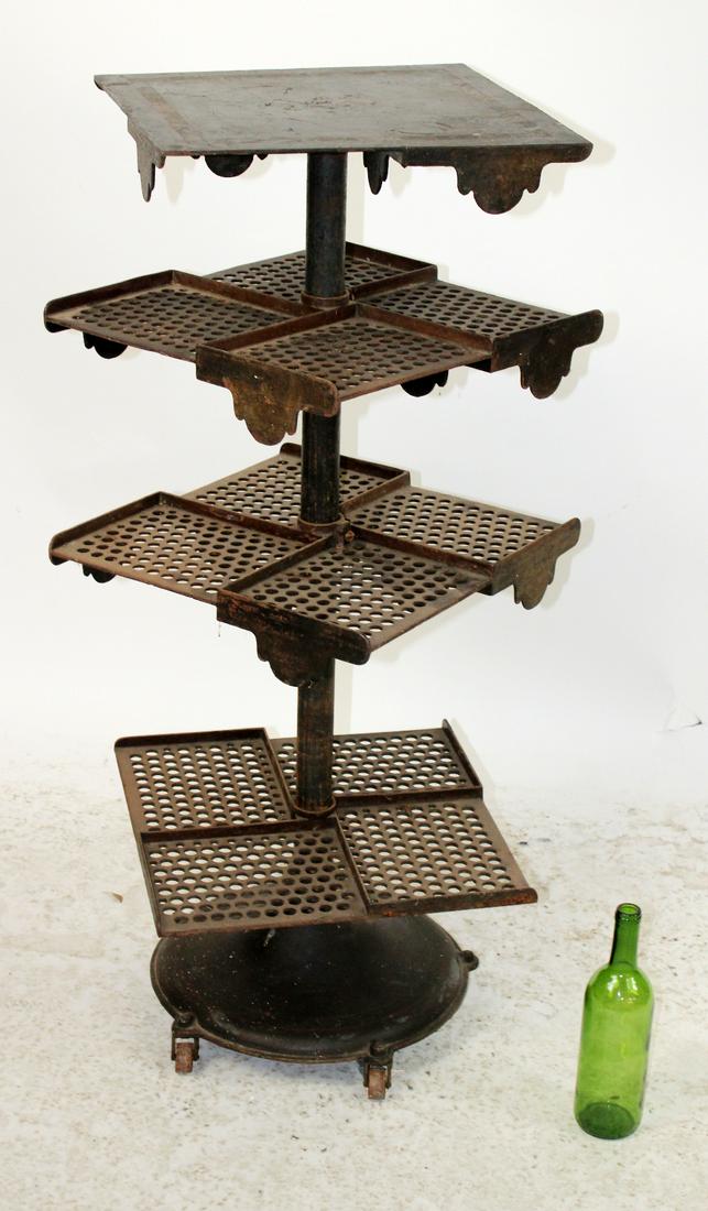 Antique American general store iron swivel dispay (1 of 9)