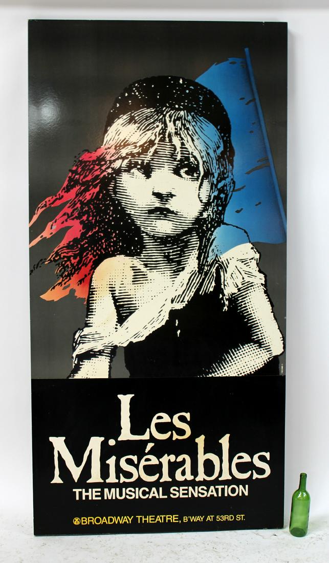 1986 "Les Misérables" advertisement board (1 of 9)