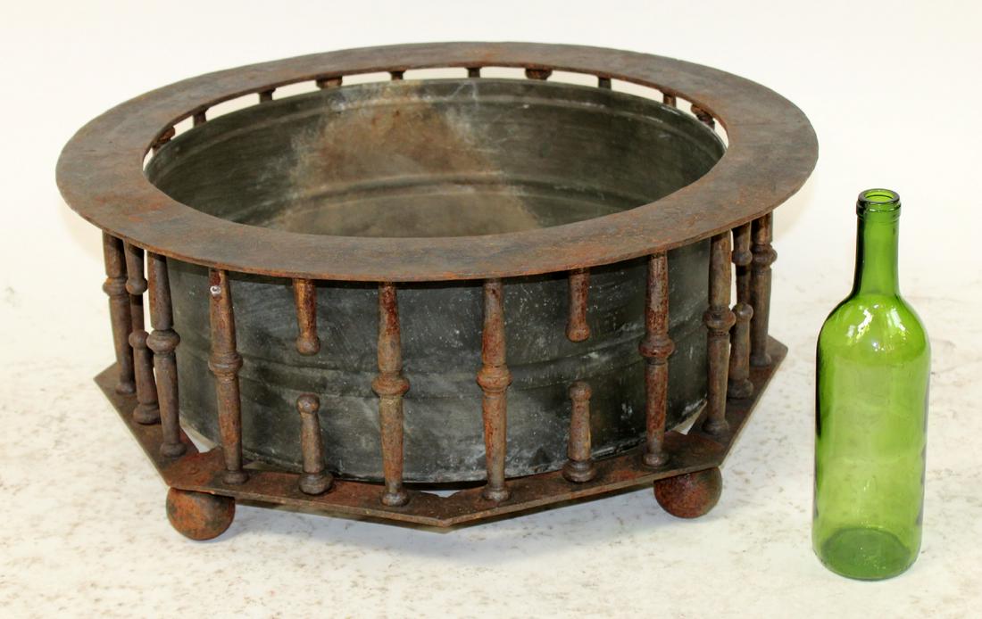 Wrought iron fire brazier (1 of 7)