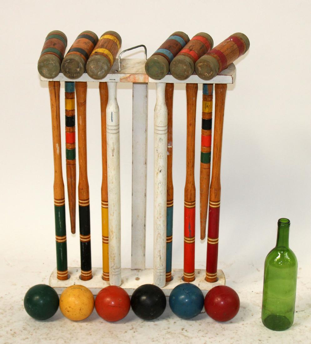 Vintage French croquet set (1 of 6)