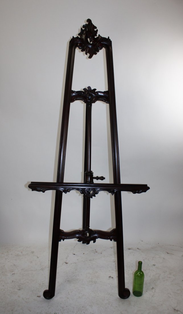 Mahogany painting easel (1 of 8)