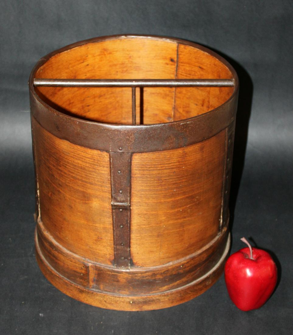 Antique French grain bin bucket (1 of 10)