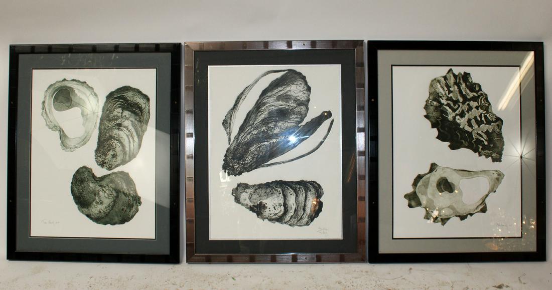 Lot 3 Tom Hardy oyster shells signed prints (1 of 10)