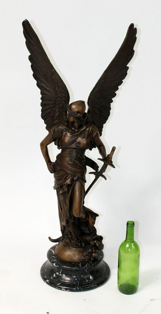 Bronze statue Michael the archangel (1 of 9)