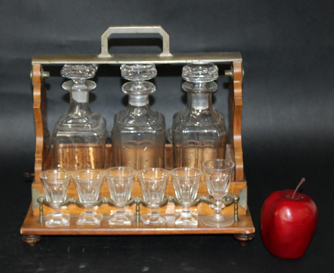 French ship captain's tantalus set (1 of 10)