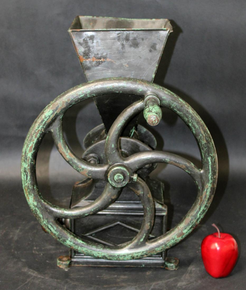 Antique French bistro coffee grinder (1 of 10)