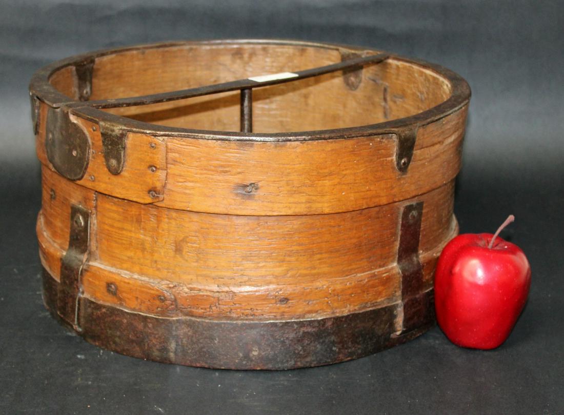 Antique French grain bin bucket (1 of 8)