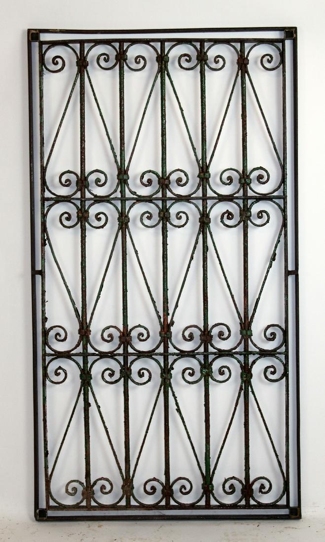 Hand Forged iron panel. 54"h x 29"w (1 of 4)