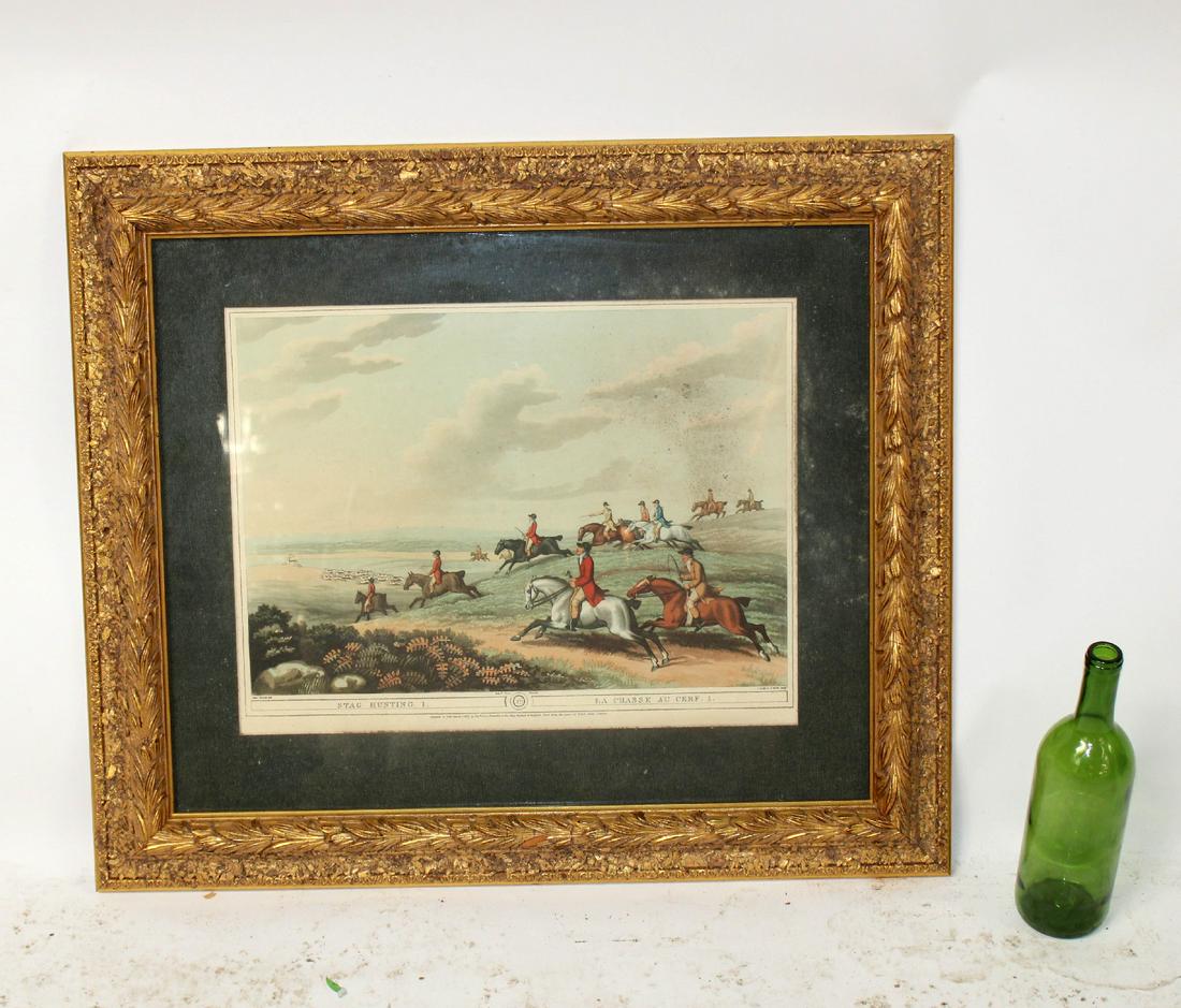 Edward Orme "Stag Hunting" print (1 of 5)