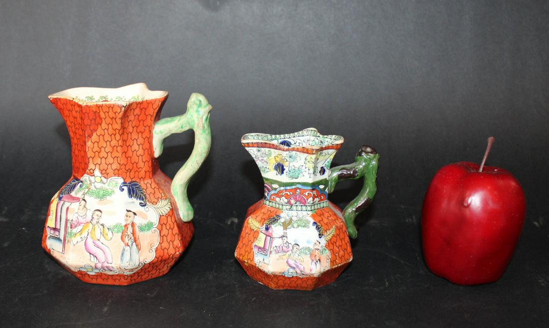 2 English ironstone pitchers (1 of 7)