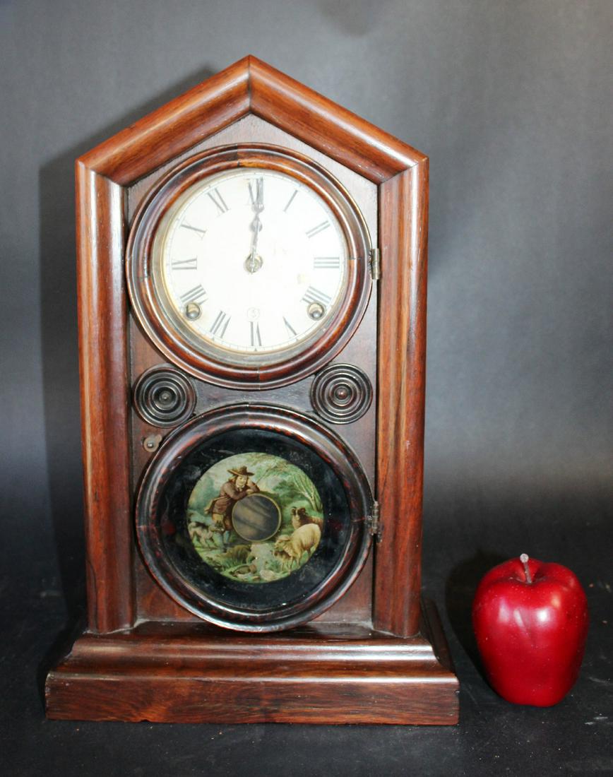 Ingraham Doric mahogany Mantel Clock (1 of 5)
