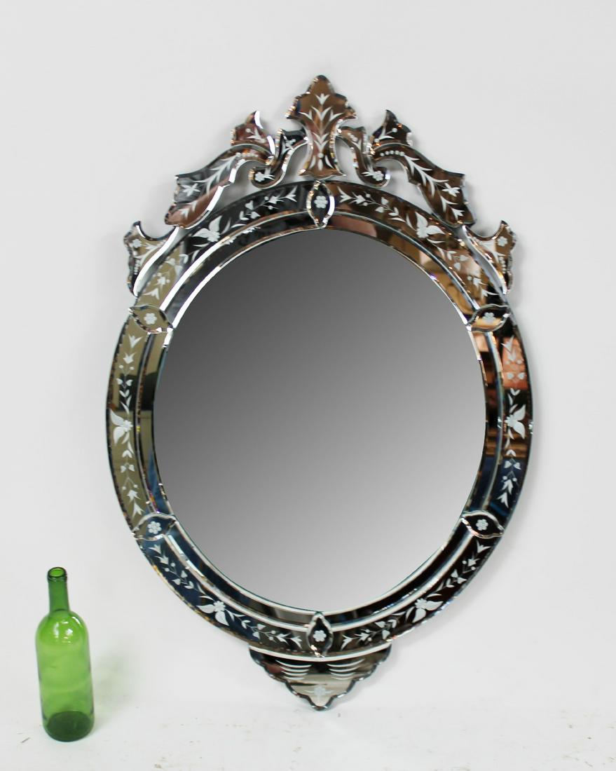 Oval Venetian style mirror (1 of 10)
