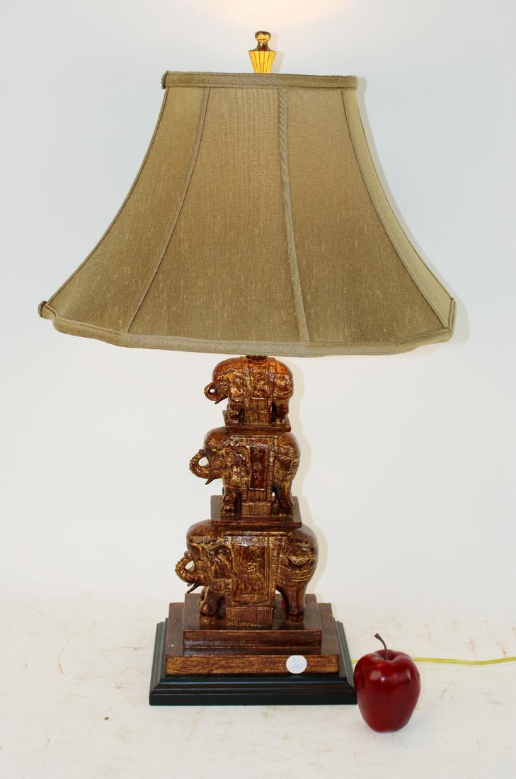 Stacked elephant table lamp (1 of 9)