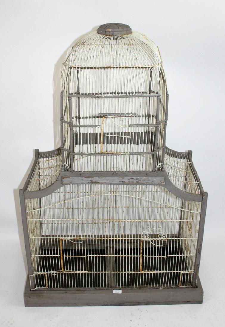 French rustic wooden birdcage (1 of 5)