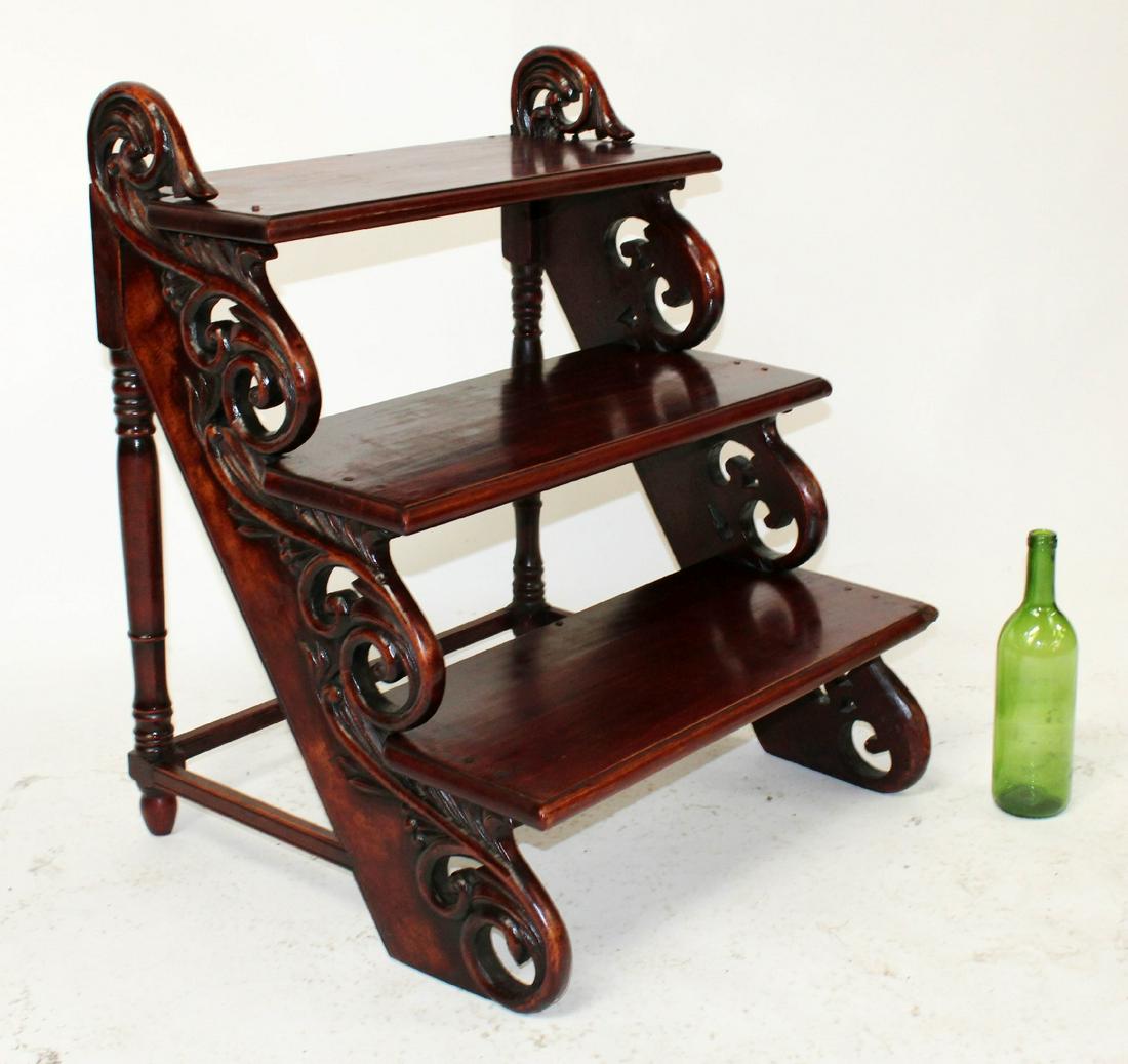 French pitch pine library stairs (1 of 7)