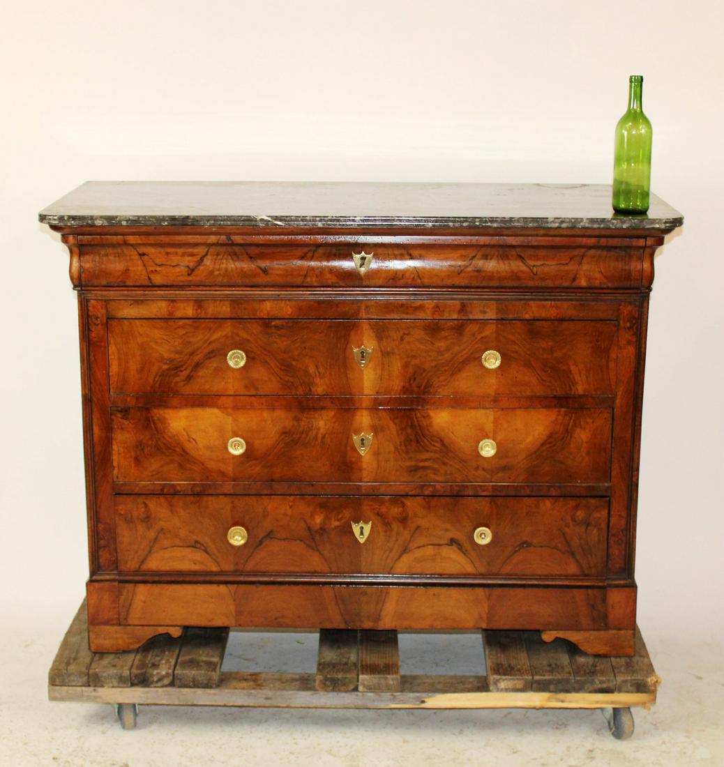 French Louis Philippe burled commode (1 of 12)