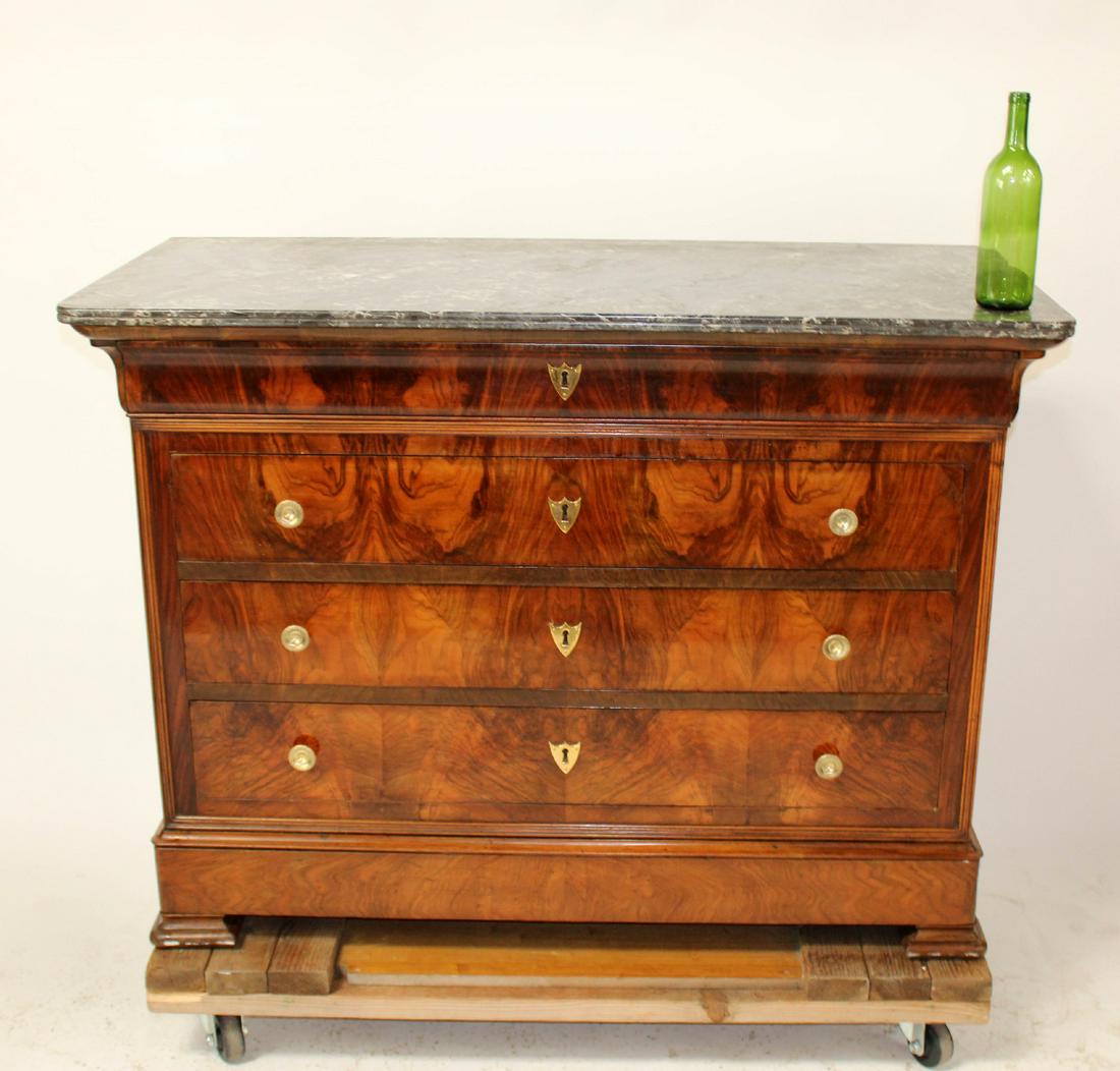 French Louis Philippe burled commode (1 of 11)