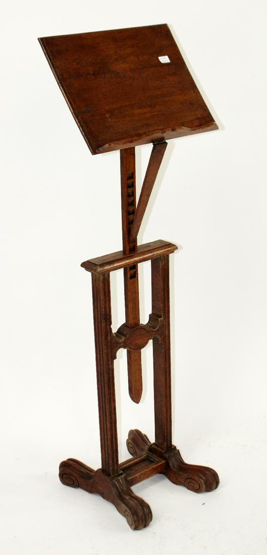 French oak adjustable lecturn (1 of 6)