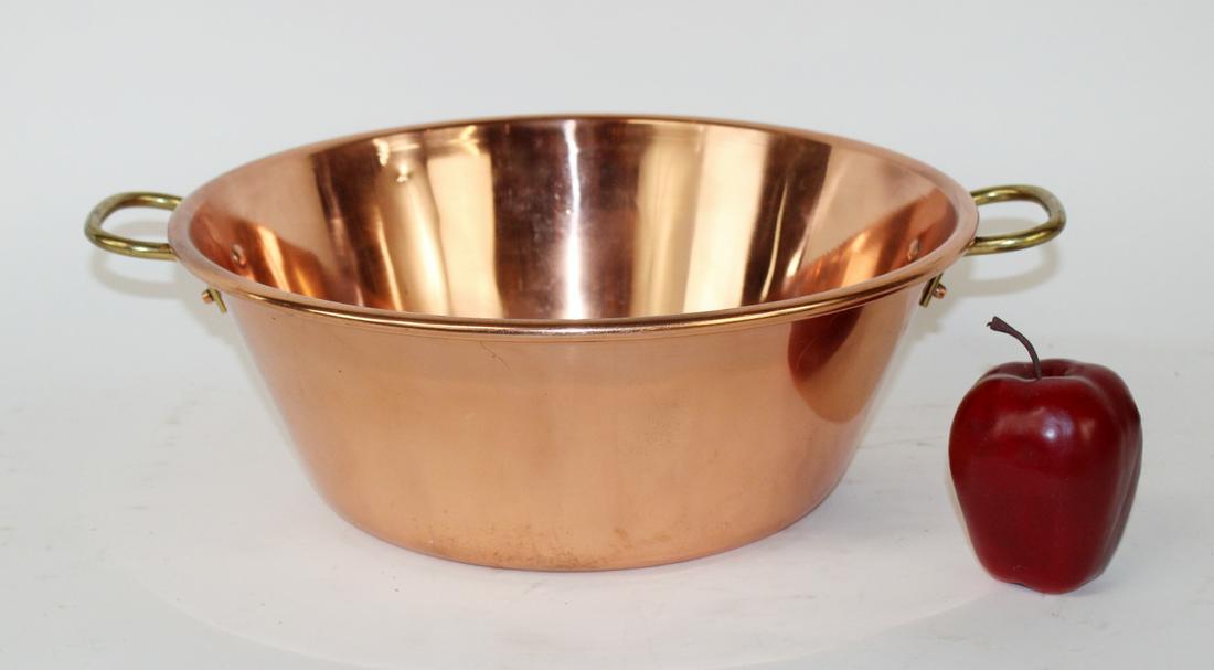 Copper candy vat pot with handles (1 of 8)
