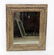 Carved and painted wood mirror - 4