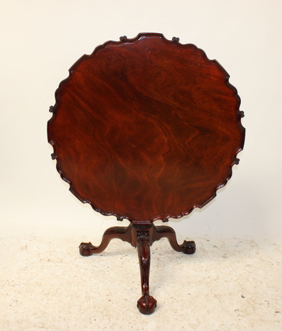 Kindel Winterthur mahogany pie crust table (1 of 7)
