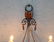 Pair of iron & purple crystal sconces - 5