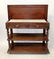 French lift top server in oak with marble - 3
