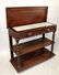 French lift top server in oak with marble - 5