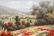 Oil on canvas Tuscan landscape - 5