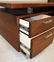 Mid century Modern teak and chrome desk - 8