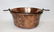 Antique French copper hand hammered copper pot - 4