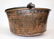 Antique French copper hand hammered copper pot - 7