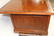 Vintage mahogany and leather executive desk - 6
