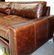 Restoration Hardware 9ft leather sofa - 10