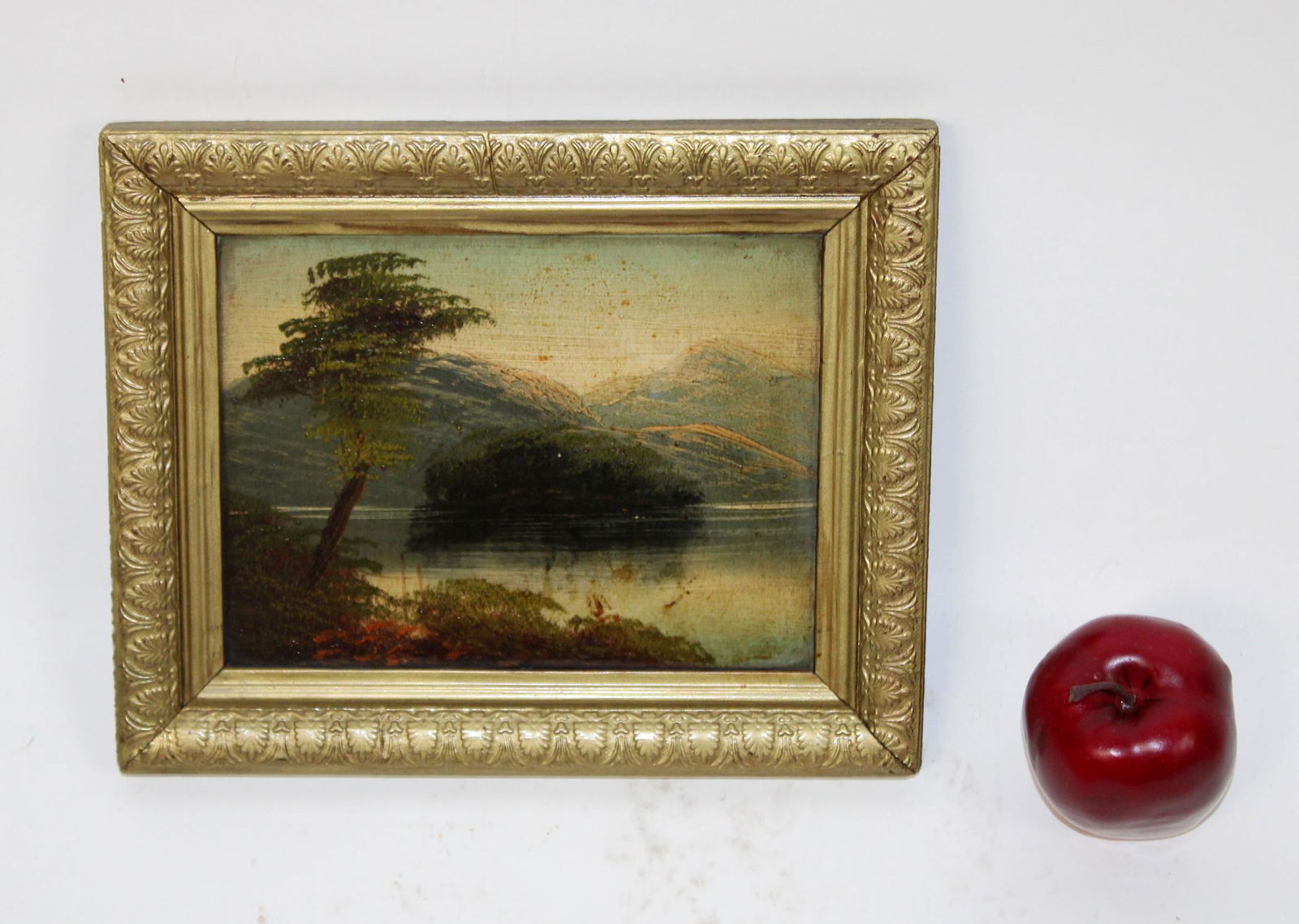 Oil on board landscape scene (1 of 6)