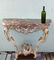 French Louis XV polychrome console with marble