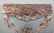 French Louis XV polychrome console with marble - 3