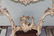 French Louis XV polychrome console with marble - 5