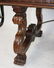 Spanish carved walnut dining table - 10
