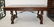 Spanish carved walnut dining table - 2